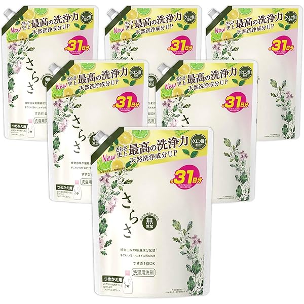 Amazon.co.jp: さらさ 洗剤ジェル つめかえ用 超特大サイズ 1010g