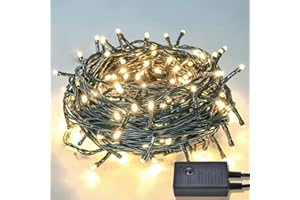 SUCCUL イルミネーション 屋外 防水 LED イルミネーションライト クリスマス ライト 10m 100球 連結可 ストリングライト