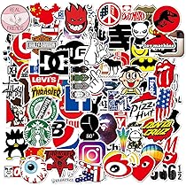 Amazon.co.jp: SUPREME(シュプリーム)ステッカー ボックスロゴ：5枚