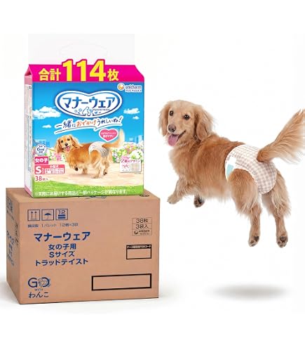 Amazon | 【ケース販売】マナーウェア 女の子用 小型犬用 Sサイズ