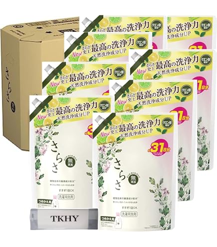 Amazon | さらさ 柔軟剤 無添加 詰替え 790ml ×6袋セット + おまけ付