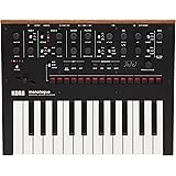 KORG モノフォニック アナログ シンセサイザー monologue BK モノローグ ブラック 25鍵 16ステップシーケンサー オシロスコープ搭載 電池駆動 軽量 持ち運びに最適