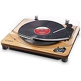 ION Audio レコードプレーヤー Bluetooth USB へッドホン端子 レコードの音をUSB接続でPCに録音可能 アイオン Air LP 木目