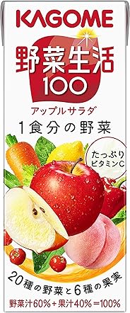 カゴメ 野菜生活100 アップルサラダ 200ml×24本
