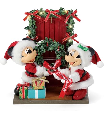 Amazon.co.jp: Enesco ディズニー ショーケース クリスマス サンタ