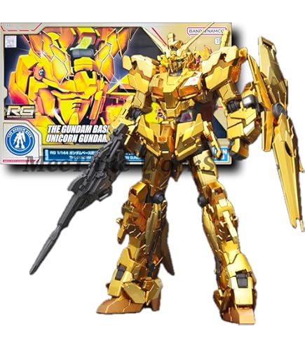 新品未開封 ガンダムベース限定 RG ユニコーンガンダム ゴールドコーティング BANDAI (バンダイ) RG 1/144 ガンダムベース限定 ユニコーンガンダム