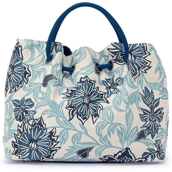 栗山工房 和装バッグ 月下美人 栗山工房】月下美人柄の和染