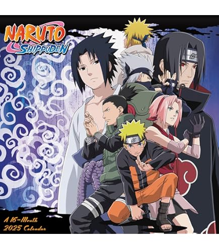 Amazon.co.jp: NARUTO-ナルト-カレンダー 2025年 デラックス NARUTO