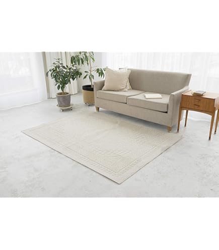 新品 スミノエ エクリュ ラグ アイボリー 130×190 楽天市場】【＜アイボリー・ベージュ＞再入荷待ち受付（7月末予定