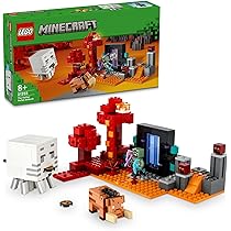 Amazon.co.jp: レゴ(LEGO) マインクラフト ネザーポータルの戦い