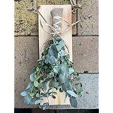 Amazon ユーカリ ナチュラルドライフラワースワッグ 花束 ユーカリ ドライフラワースワッグ花束 1束 Eucalyptus Dried Flower 花言葉は 再生 新生 思い出 など 壁掛け ハンドメイド プレゼント 誕生日 記念日 プレゼント 贈り物 ユーカリ ドライフラワー