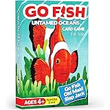 GO FISH Untamed Oceans, a 3-in-1 Classic Card Game for Kids ( GO FISH, OLD MAID, and WAR ), 3 Classic Kids Games in ONE