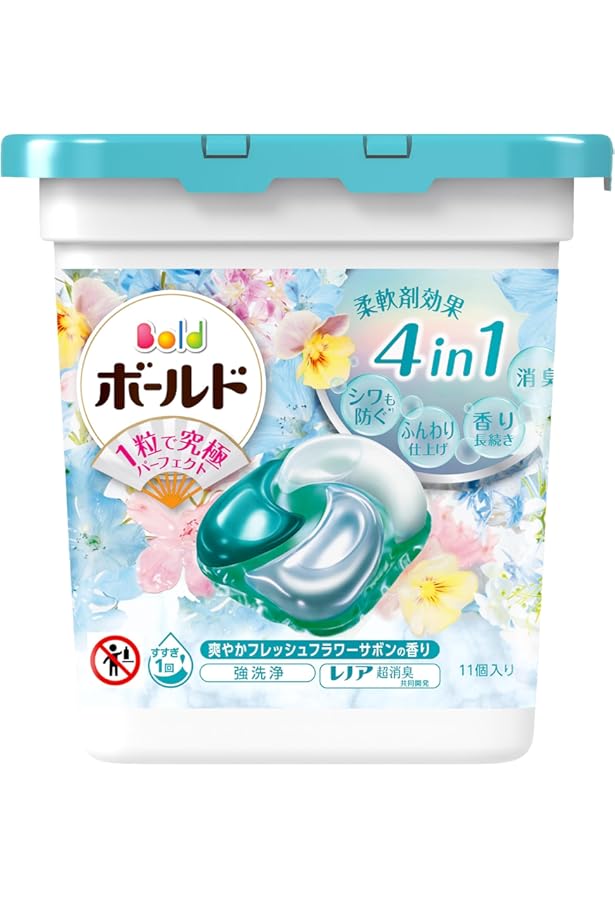 ボールドジェルボール フレッシュフラワーサボン 31個×12袋セット ボールドジェルボール フレッシュフラワーサボン 31個×12袋セット
