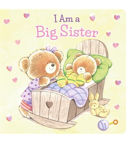 Twizler 'Big Sister' Glückwunschkarte Mit Tieren – Rosa Kinderwagen-Motiv, Leer Innen, Inkl. Umschlag