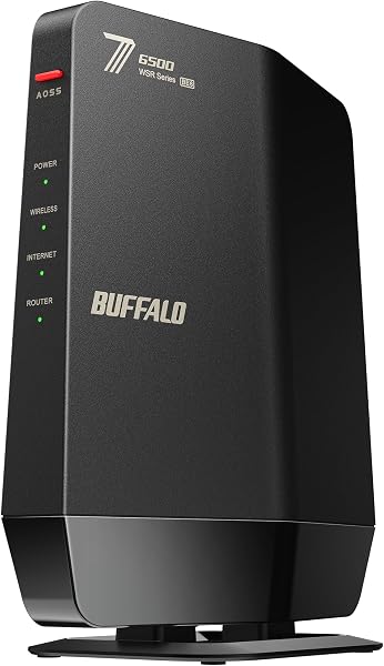 【Amazon.co.jp限定】バッファロー WiFi ルーター Wi-Fi 7 11be 無線 LAN 2.5G デュアルバンド MLO EasyMesh 5764+688Mbps ブラック【 iPhone 17 / 17e / 17 pro 動作確認済み 】 WSR6500BE6P/NBK - 1