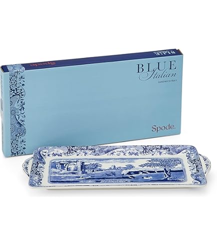 Amazon | Spode Blue Italian Covered Butter Dish by Spode | Spode