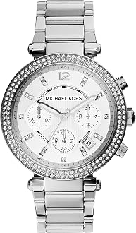 Michael Kors Women's Parker Silver-Tone 