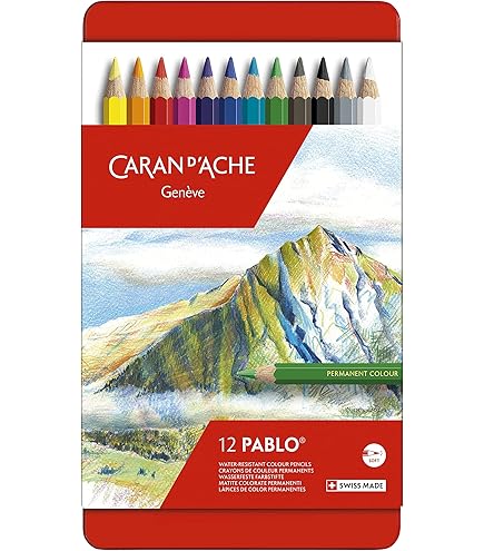 Amazon.co.jp: カラン ダッシュ 0666-380 パブロ油性色鉛筆 80色セット  