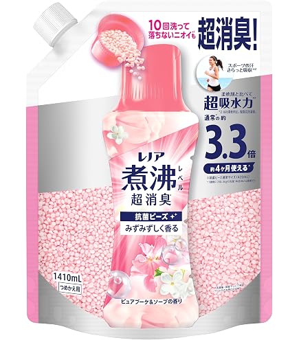 Amazon | レノア 超消臭 煮沸レベル消臭 抗菌ビーズ リフレッシュ