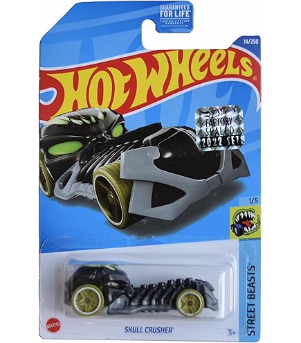 Amazon | Hot Wheels 2019 Street Beasts - Skull Crusher, Green 209