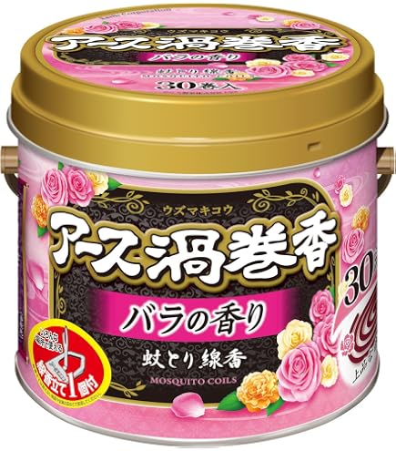 Amazon.co.jp: 金鳥の渦巻 蚊取り線香 ローズの香り 10巻 (防除用医薬