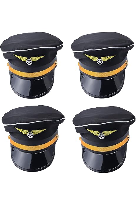 Tigerdoe Pilot Hat - 2 Pack - Captain 
