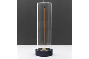 CODINOO Incense Holder for Sticks,Modern Incense Stick Holder with Glass Ash Catcher[Anti ash Flying], Incense Burner Holder,