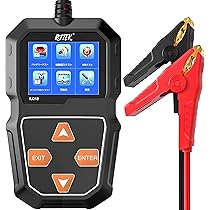 実践に即したバッテリーテスター_Amazonで￥22,833 Amazon.co.jp: RJTEK バッテリーテスター 6V/12V 多機能バッテリー
