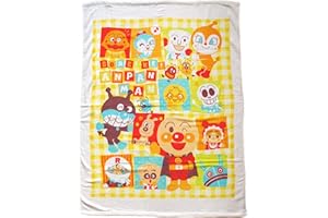 バンダイ(BANDAI) アンパンマン シャーリングお昼寝ケット タオルケット 85×115cm ギンガムチェック柄 TO-201000YE