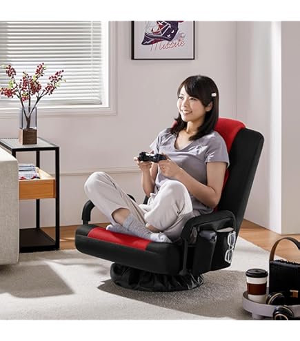 Amazon.co.jp: ニトリ 360°回転 ゲーミング椅子 XM003 イエロー