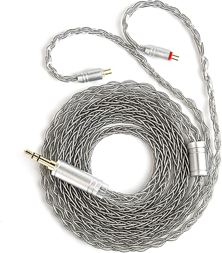 Amazon | 【JSHiFi-Warrior】2pin3.5mmリケーブル 16芯銀メッキ