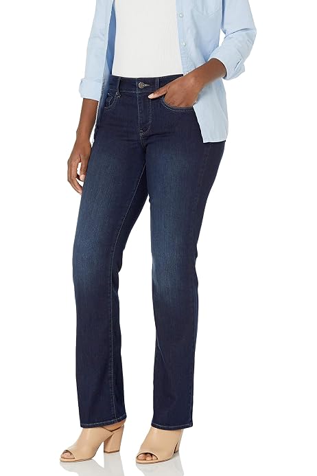NYDJ Womens Marilyn Straight Jeans 