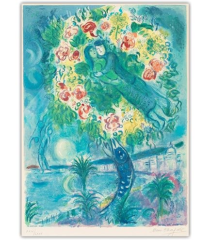 Amazon.co.jp: マルク・シャガール ポスター《魔笛》ウォールアート