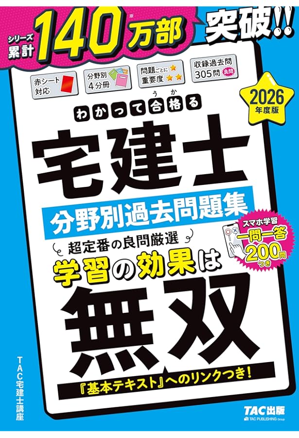わかって合格(うか)る宅建士 分野別過去問題集 2025年度版[宅地建物