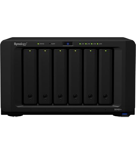 Amazon.co.jp: Synology NASキット 6ベイ 拡張可 DS1621+ クアッドコア