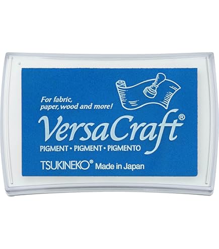 Amazon.co.jp: ツキネコ(Tsukineko) スタンプ台 紙・木・布用 バーサ