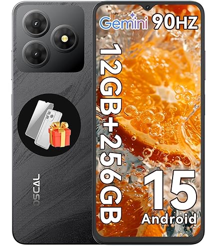 Amazon | 𝘽𝙡𝙖𝙘𝙠𝙫𝙞𝙚𝙬 OSCAL Flat 1 C スマホ 4 GB RAM 32 GB