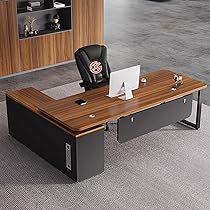 社長デスク Amazon.co.jp: 社長デスク L字型 オフィスデスク 長さ120-220cm