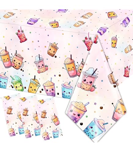 Aowplc 200 Pcs Cute Boba Stickers - Kawaii Bubble Tea Stickers For Water Bottles, Laptops & Crafts - View #10