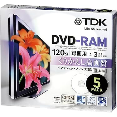 TDK　DVD-RAM　120分 Amazon.co.jp: TDK データ用DVD-RAM 日本製 2-3倍速 4.7GB