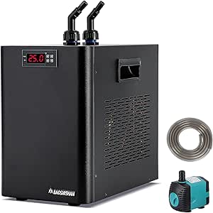 正規特約店 Poafamx 水槽クーラー 24度まで調整可能 300l冷却だけ コンプレッサー式 淡水 海水両用 パイプ付き 内径8mm ポンプ付き 商品のインターネット Continuidadepodcast Com