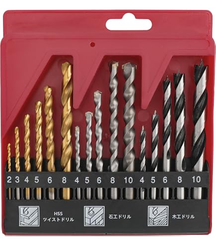 Amazon.co.jp: Artu 多目的ドリルビット5点セット : DIY, Tools & Garden