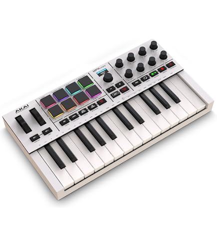 Amazon | MiDiPLUS MIDIキーボードコントローラー X6 mini 61鍵 USB