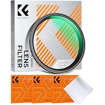 Amazon | K&F CONCEPT 82mm クロスフィルター 長い線 可変式 4本 8本