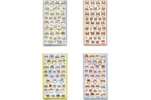 [SENDENG] たいおう うさぎ ハチワレ 4点セット ストレス解消 文房具 重複しない 人気 漫画 防水 可愛い 写真 シール 防水 コレクション 応援 ステッカーシール 動物 手帳 DIY 誕生日プレゼント 萌えグッズ