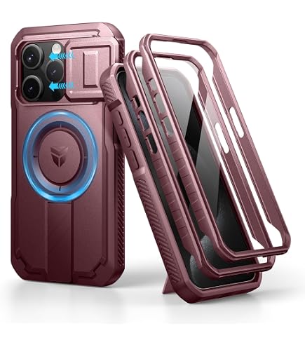Amazon.co.jp: Dexnor iPhone 15 Pro 用ケース [MagSafe対応] - ブルー