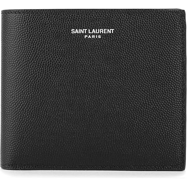 SAINT LAURENT　サンローラン　ブラック　二つ折り財布　お札入れ Amazon | [ Saint Laurent(サンローラン) ] 二つ折り財布