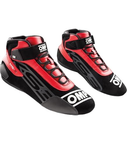 Amazon.co.jp: OMP（オーエムピー） KS-3 KART レーシングシューズ RD 