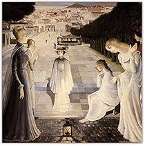 ポール•デルヴォー 鉄道風景の絵画 額入り 複製画（印刷物） ポール•デルヴォー 鉄道風景の絵画 額入り 複製画（印刷物）