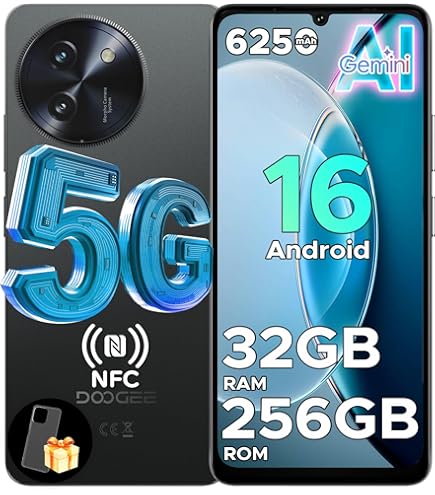 Amazon | DOOGEE Note58 Pro SIMフリー スマホ 本体 Android 16 32GB+